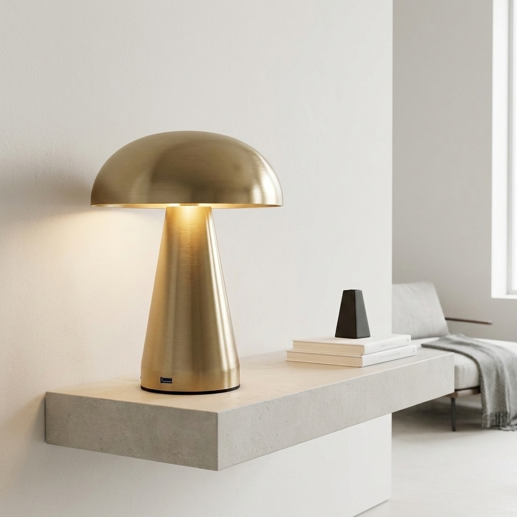 Metallic Fungi Lamp